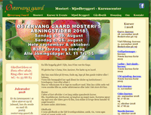 Tablet Screenshot of oestervang-gaard.dk
